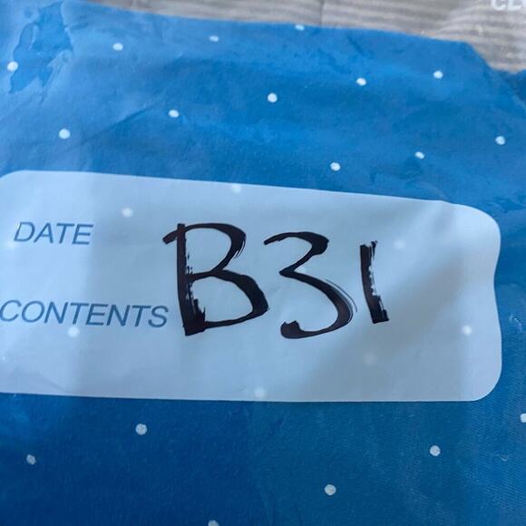 Catherines suprema collection shirt blue polka dot stretch neck detail plus 1X - Picture 8 of 8